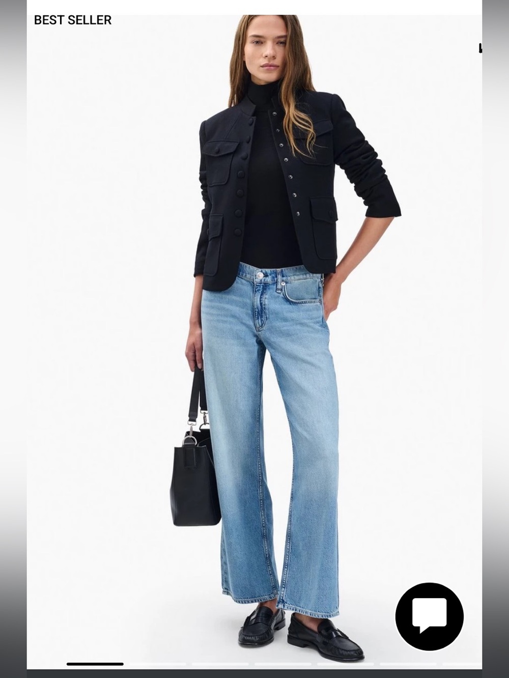 rag & bone Relaxed Straight Jean Low-Rise in Featherweight Denim
CA$ 470